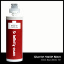 Glue color for Neolith Nieve sintered stone with glue cartridge
