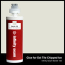 Glue color for Dal Tile Chipped Ice porcelain with glue cartridge