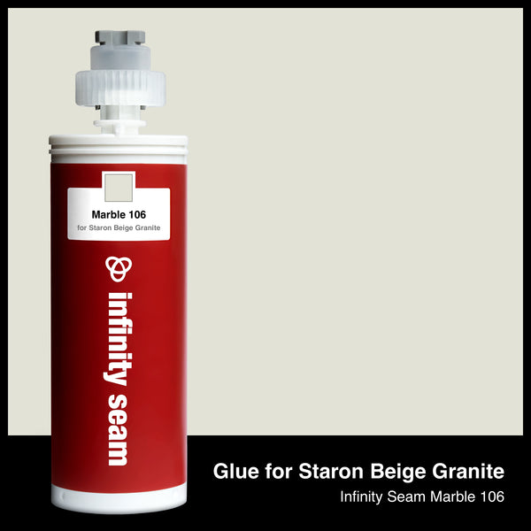 Glue color for Staron Beige Granite solid surface with glue cartridge