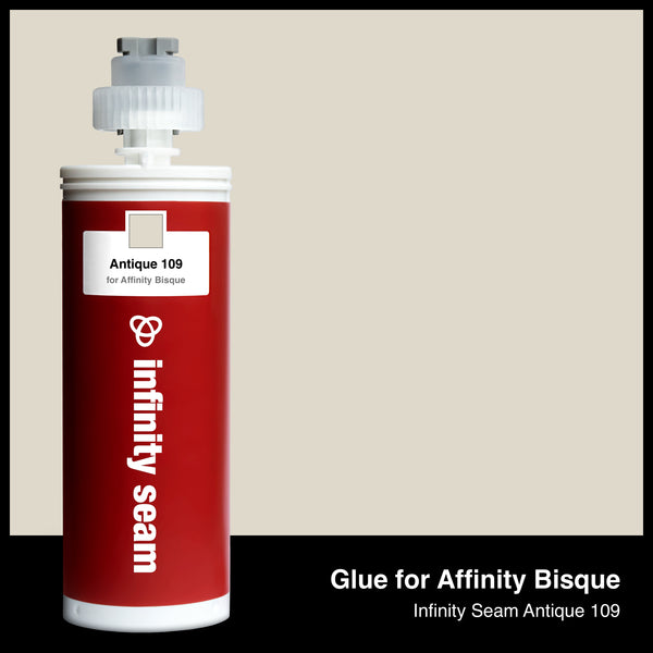 Glue color for Affinity Bisque solid surface with glue cartridge