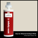 Glue color for Wilsonart Antique White solid surface with glue cartridge