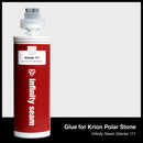 Glue color for Krion Polar Stone solid surface with glue cartridge