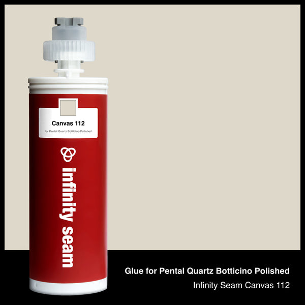 Glue color for Pental Quartz Botticino Polished quartz with glue cartridge