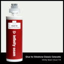 Glue color for Silestone Classic Calacatta quartz with glue cartridge