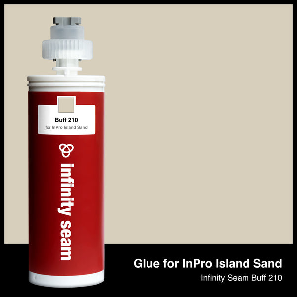 Glue color for InPro Island Sand solid surface with glue cartridge