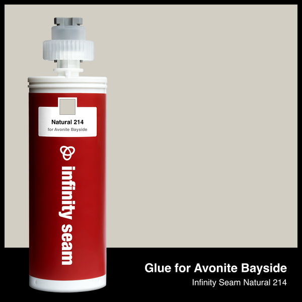 Glue color for Avonite Bayside solid surface with glue cartridge