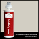 Glue color for Caesarstone Blanco Drift quartz with glue cartridge