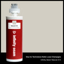 Glue color for Technistone Noble Lusso Champagne quartz with glue cartridge