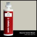 Glue color for Corian Beach solid surface with glue cartridge