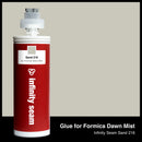 Glue color for Formica Dawn Mist solid surface with glue cartridge