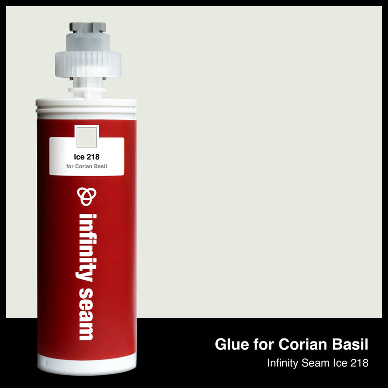 Glue color for Corian Basil solid surface with glue cartridge