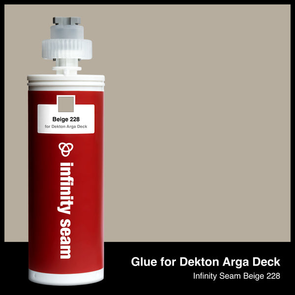 Glue color for Dekton Arga Deck sintered stone with glue cartridge