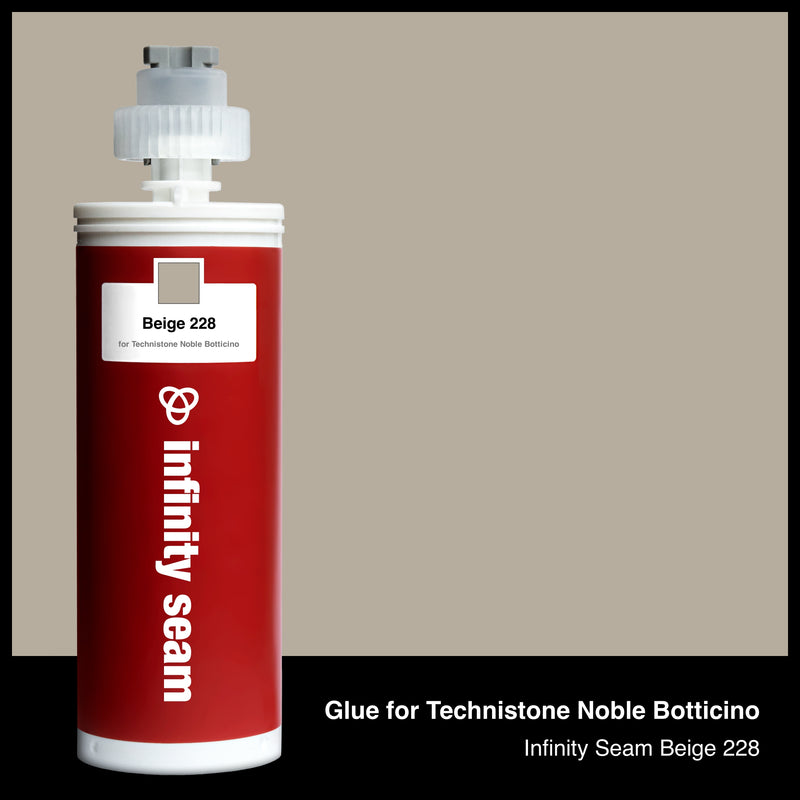 Glue color for Technistone Noble Botticino quartz with glue cartridge