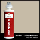 Glue color for Durasein King Sand solid surface with glue cartridge