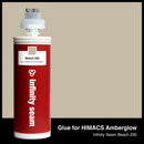Glue color for HIMACS Amberglow solid surface with glue cartridge