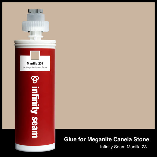 Glue color for Meganite Canela Stone solid surface with glue cartridge