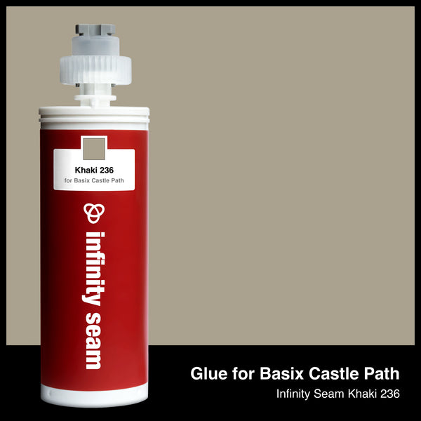 Glue color for Basix Castle Path solid surface with glue cartridge