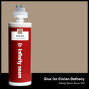Glue color for Corian Bethany solid surface with glue cartridge