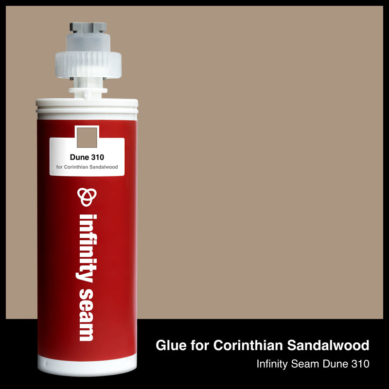 Glue color for Corinthian Sandalwood solid surface with glue cartridge