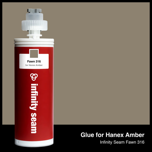 Glue color for Hanex Amber solid surface with glue cartridge