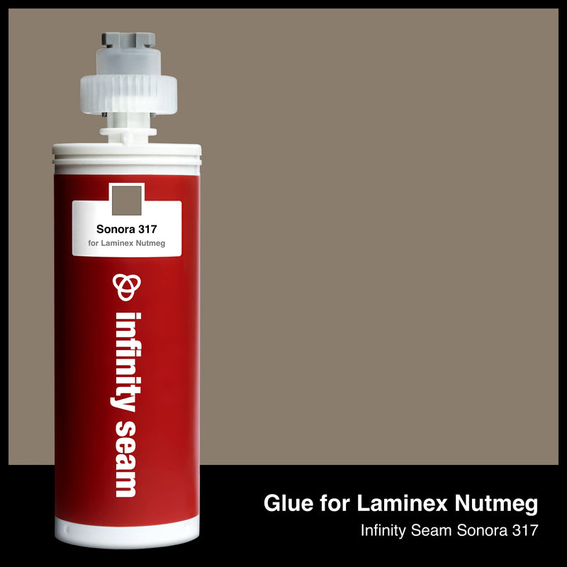 Glue color for Laminex Nutmeg solid surface with glue cartridge