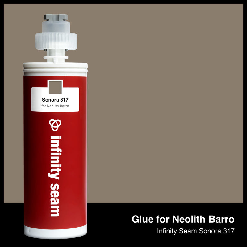 Glue color for Neolith Barro sintered stone with glue cartridge