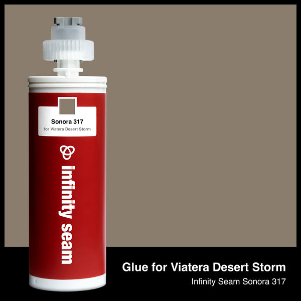 Glue color for Viatera Desert Storm quartz with glue cartridge