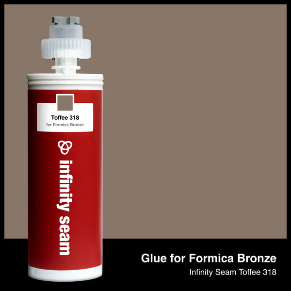 Glue color for Formica Bronze solid surface with glue cartridge