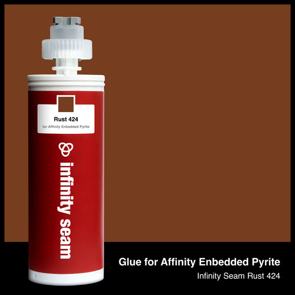 Glue color for Affinity Enbedded Pyrite solid surface with glue cartridge