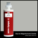 Glue color for Meganite Arctic Granite solid surface with glue cartridge