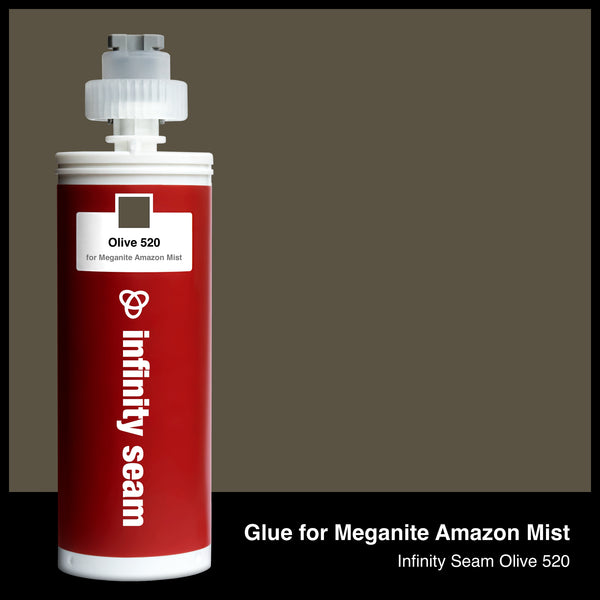 Glue color for Meganite Amazon Mist solid surface with glue cartridge