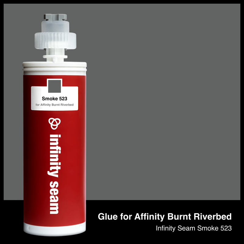 Glue color for Affinity Burnt Riverbed solid surface with glue cartridge