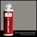 Glue color for Alleanza Quartz Citta Steel quartz with glue cartridge