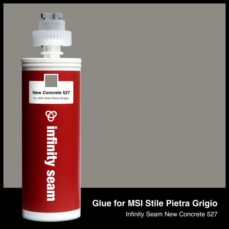 Glue color for MSI Stile Pietra Grigio porcelain with glue cartridge