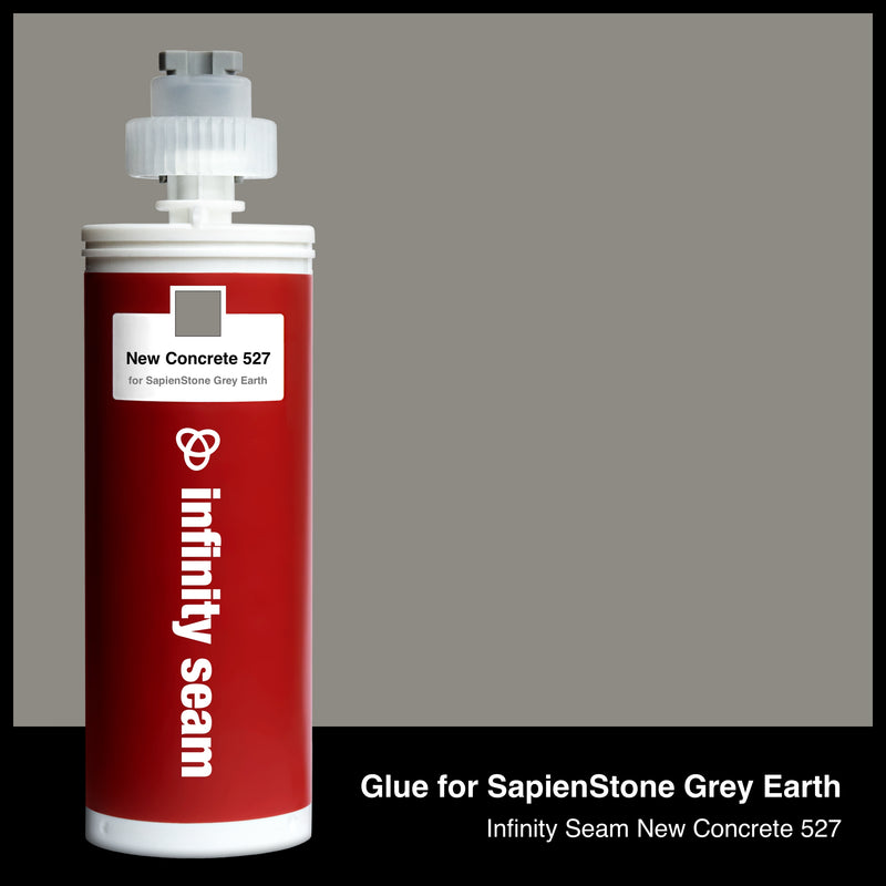 Glue color for SapienStone Grey Earth porcelain with glue cartridge