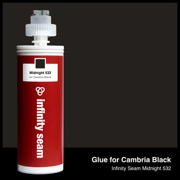 Glue color for Cambria Black quartz with glue cartridge