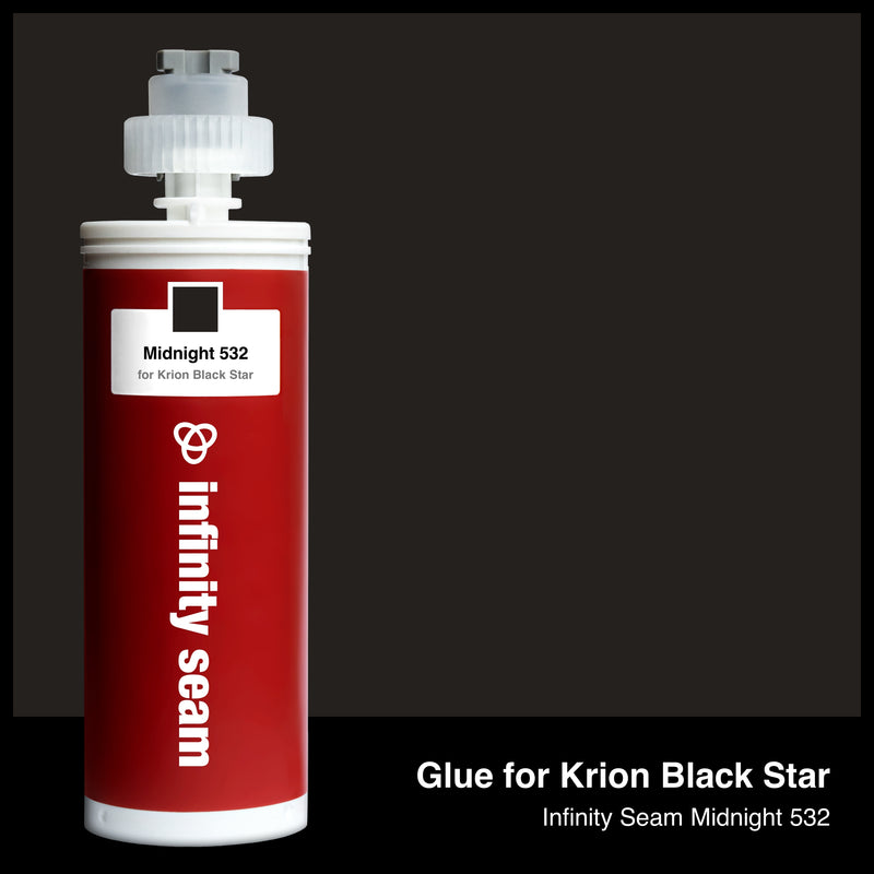 Glue color for Krion Black Star solid surface with glue cartridge