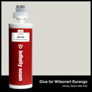 Glue color for Wilsonart Durango solid surface with glue cartridge