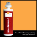 Glue color for Staron Radianz Cyprus Orange quartz with glue cartridge