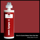 Glue color for Quartz Master Silver Star Red quartz with glue cartridge