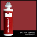 Glue color for V-KORR Fire solid surface with glue cartridge
