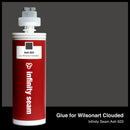 Glue color for Wilsonart Clouded solid surface with glue cartridge