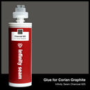 Glue color for Corian Graphite quartz with glue cartridge
