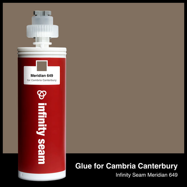 Glue color for Cambria Canterbury quartz with glue cartridge