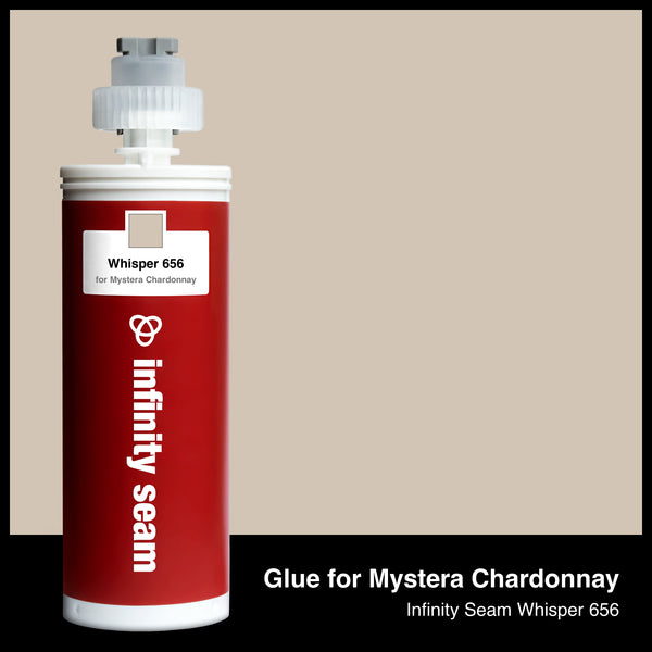 Glue color for Mystera Chardonnay solid surface with glue cartridge