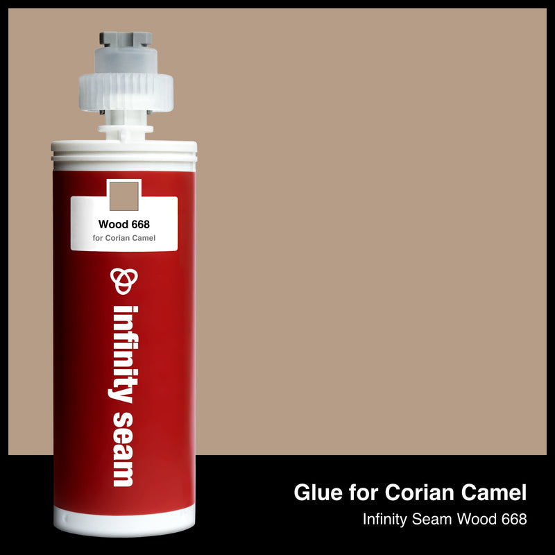 Glue color for Corian Camel solid surface with glue cartridge