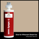 Glue color for Wilsonart Desert Ice solid surface with glue cartridge