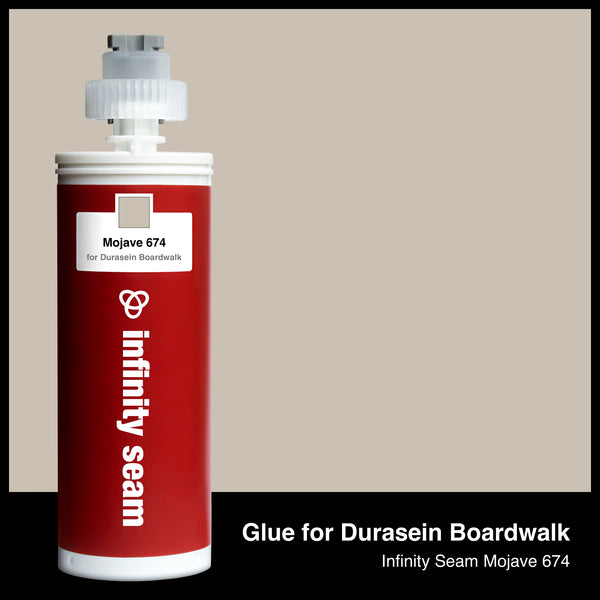 Glue color for Durasein Boardwalk solid surface with glue cartridge