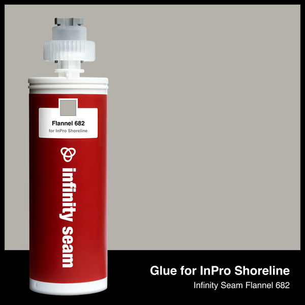 Glue color for InPro Shoreline solid surface with glue cartridge