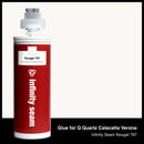 Glue color for Q Quartz Calacatta Verona quartz with glue cartridge